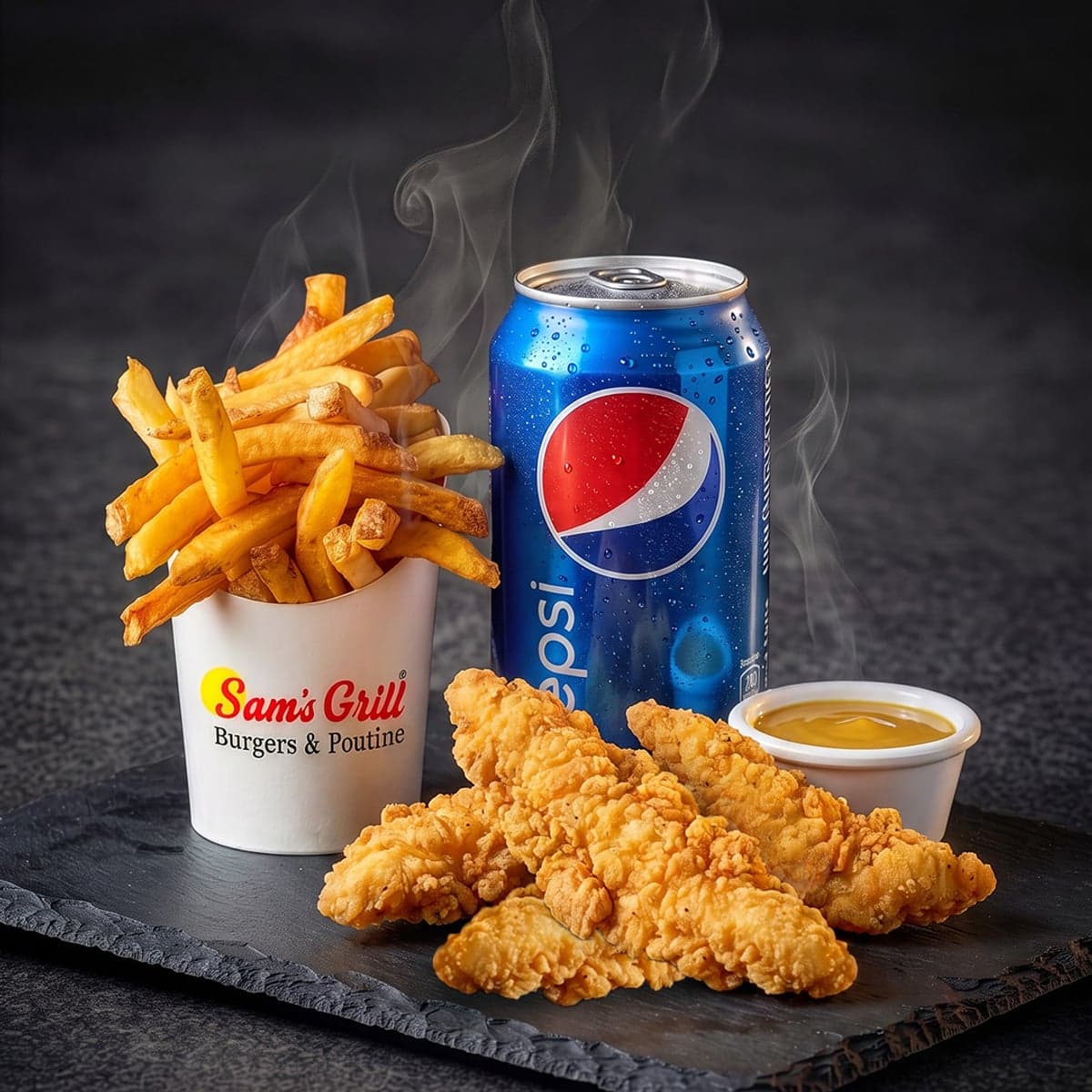 Chicken Fingers, Fries & Pop